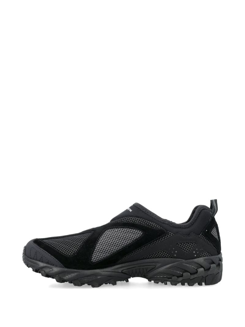 X New Balance Black 610 Slip-on Sneakers