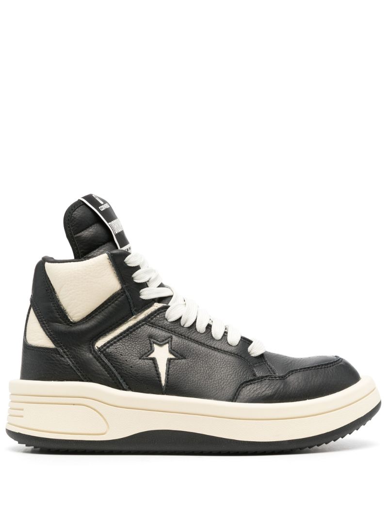 X Drkshdw Black Turbowpn Mid Sneakers