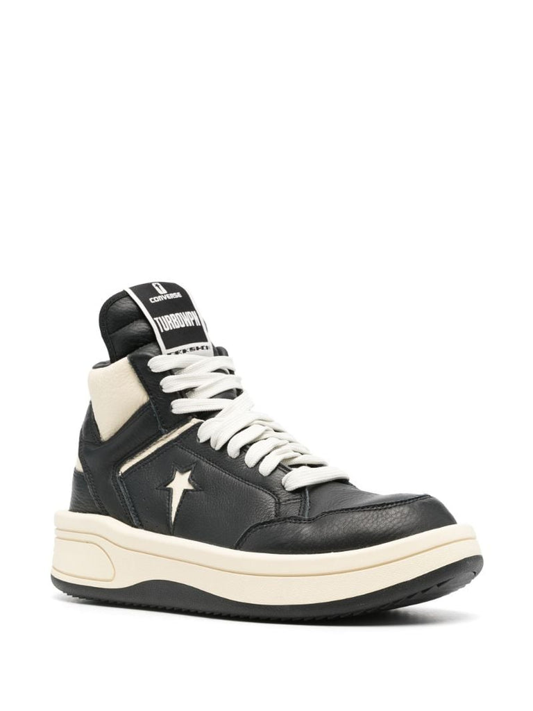 X Drkshdw Black Turbowpn Mid Sneakers
