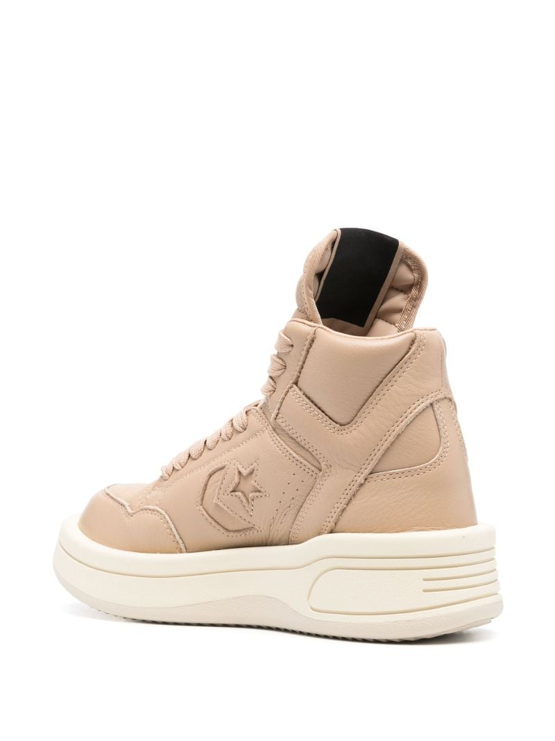 X Converse Beige High-top Sneakers