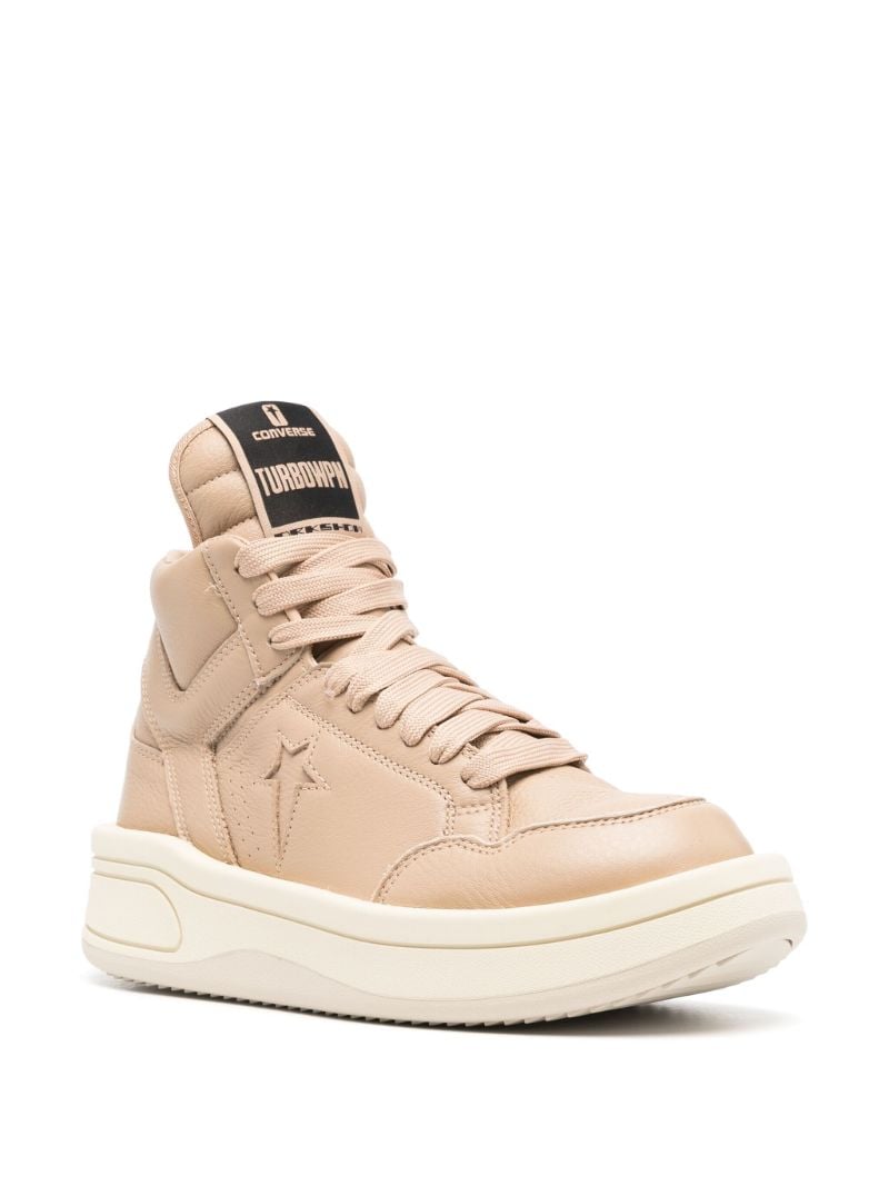 X Converse Beige High-top Sneakers