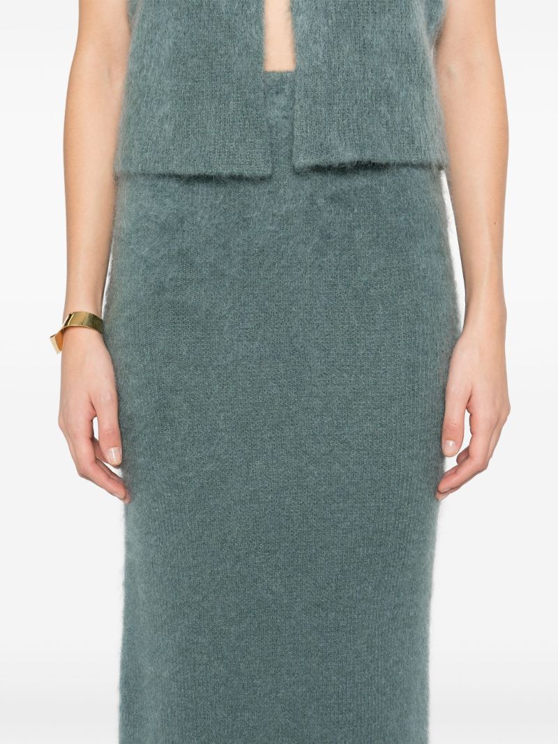 Brushed Maxi Skirt