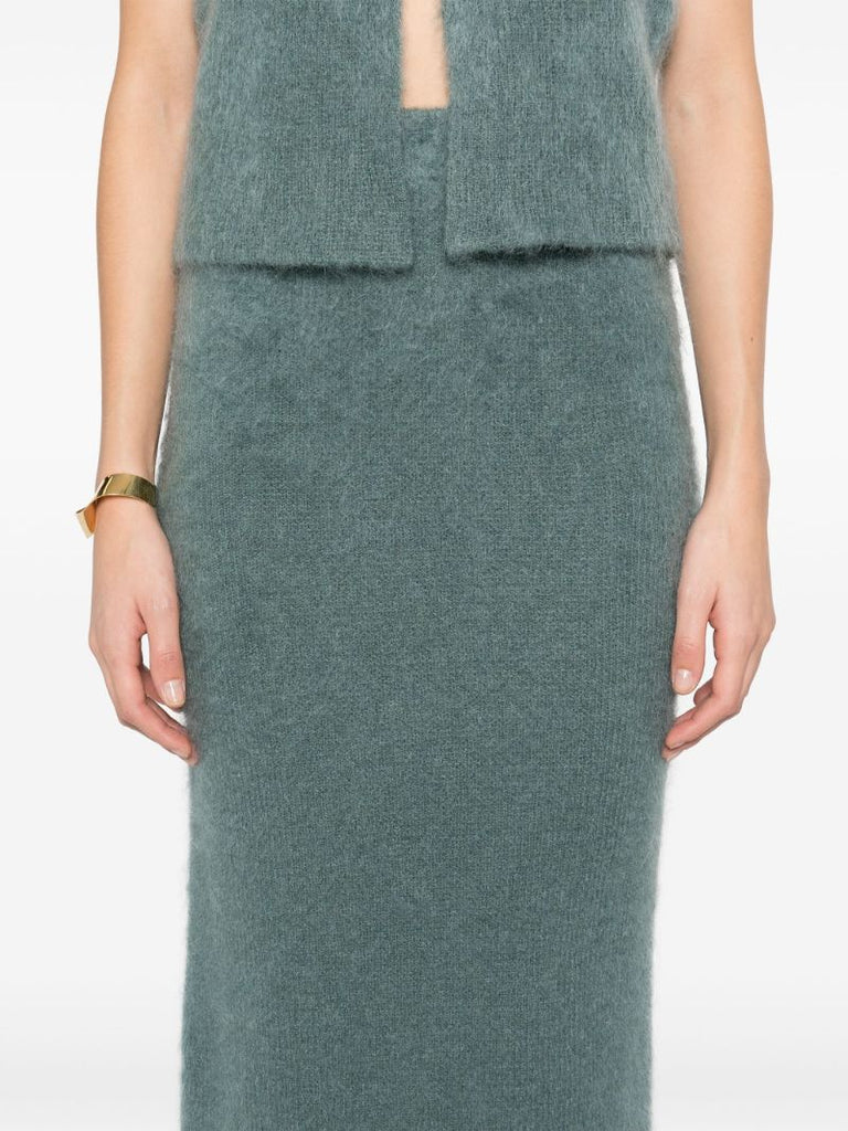Brushed Maxi Skirt