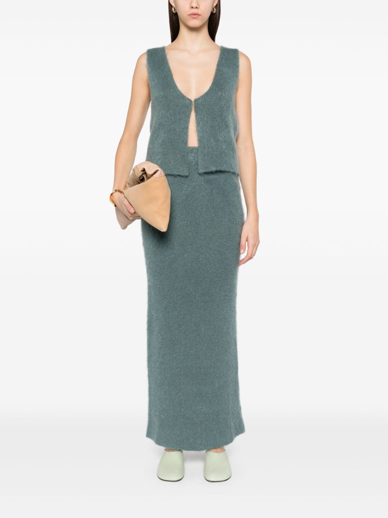 Brushed Maxi Skirt