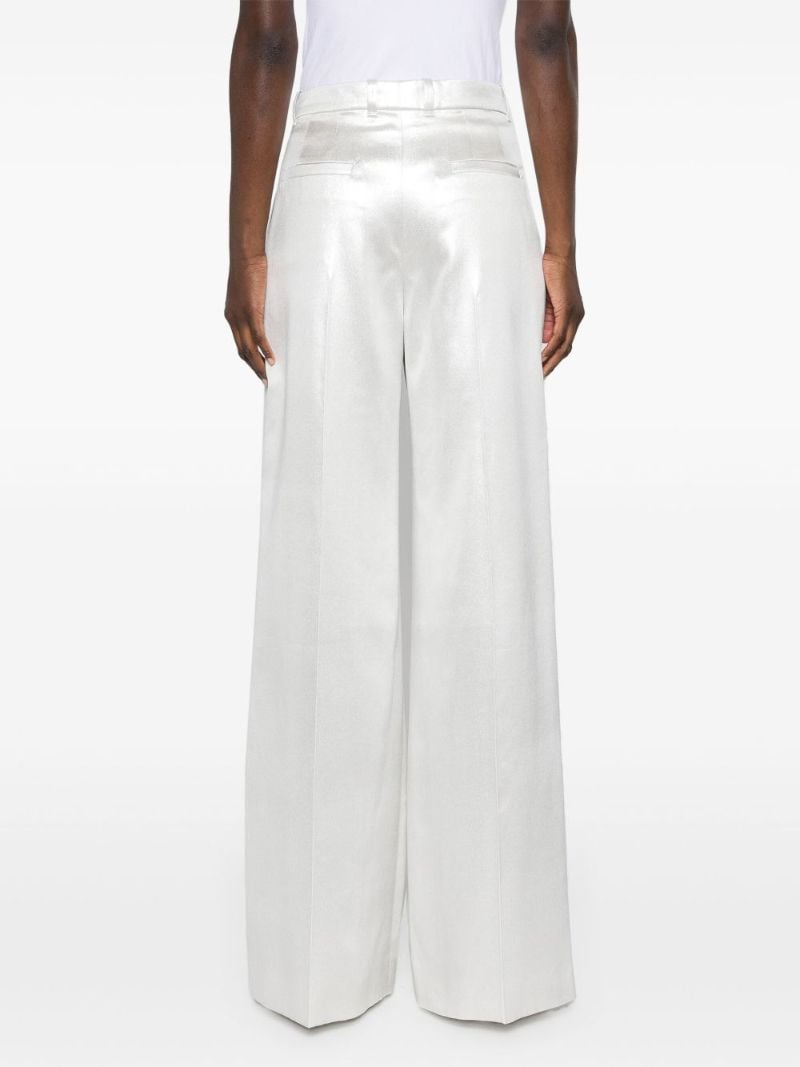 Silver LamÃ_x0083_Â© Wide-leg Trousers