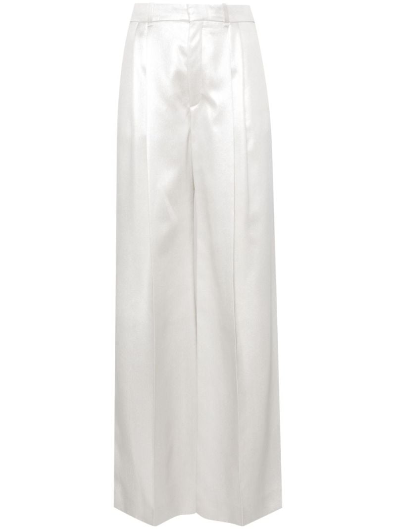 Silver LamÃ_x0083_Â© Wide-leg Trousers