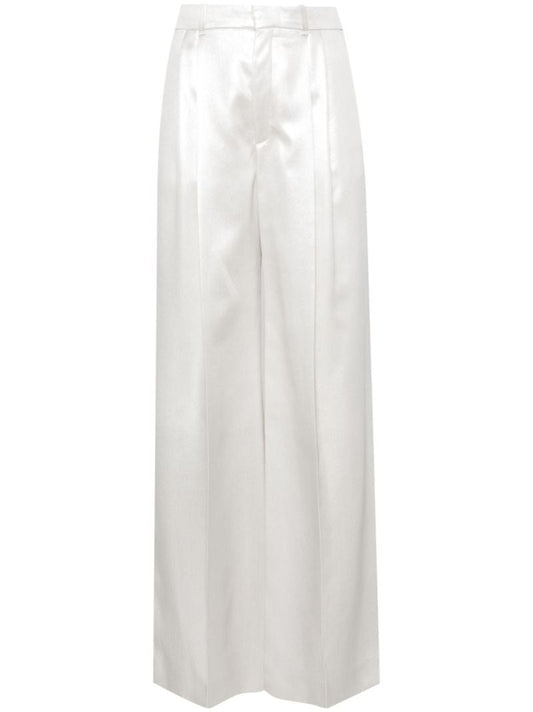 Silver LamÃ_x0083_Â© Wide-leg Trousers