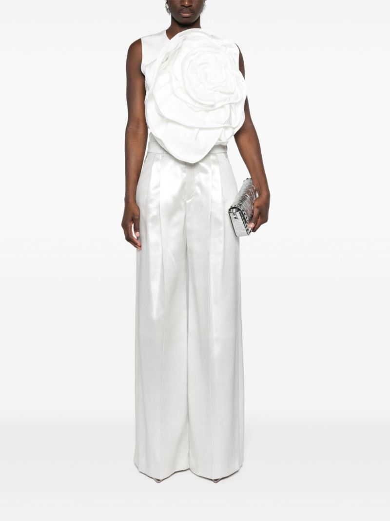 Silver LamÃ_x0083_Â© Wide-leg Trousers
