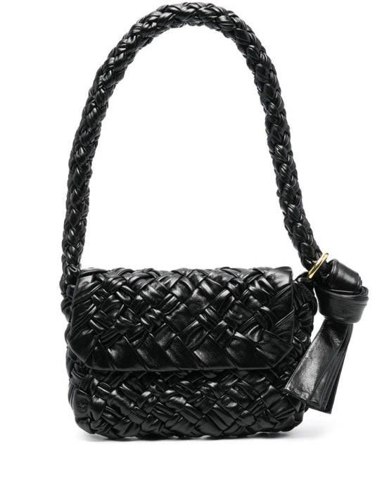 Black Kalimero CittÃ_x0083_Â  Leather Shoulder Bag