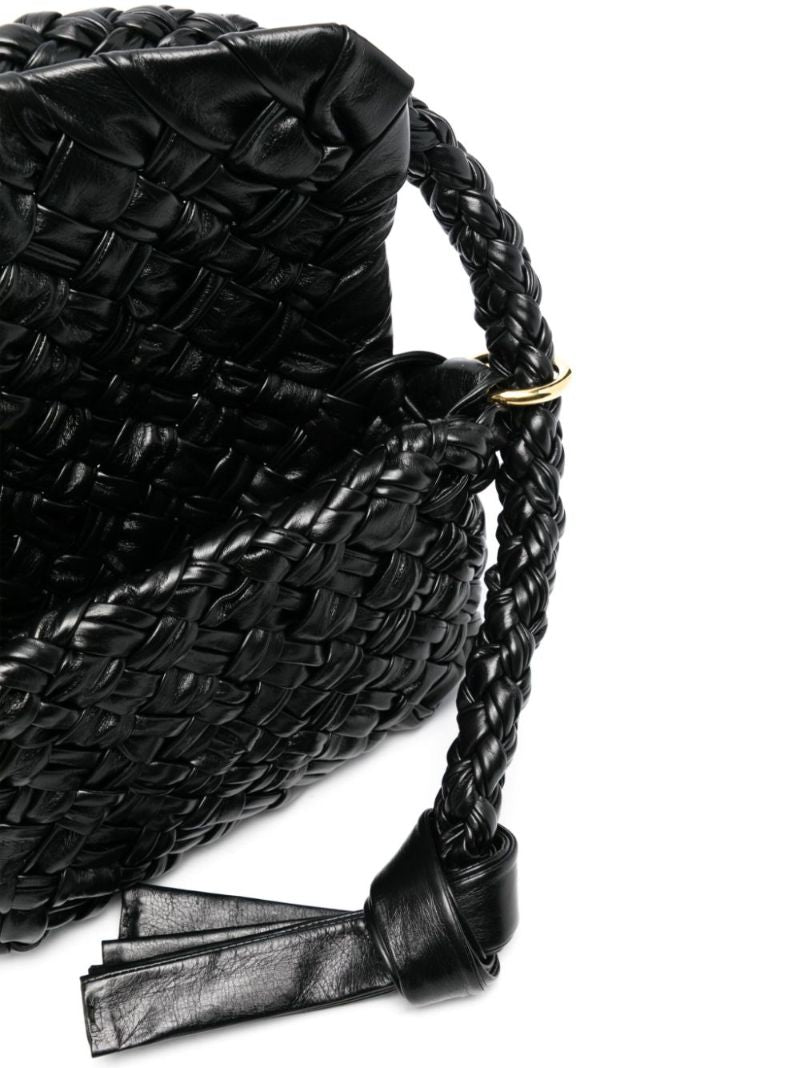 Black Kalimero CittÃ_x0083_Â  Leather Shoulder Bag