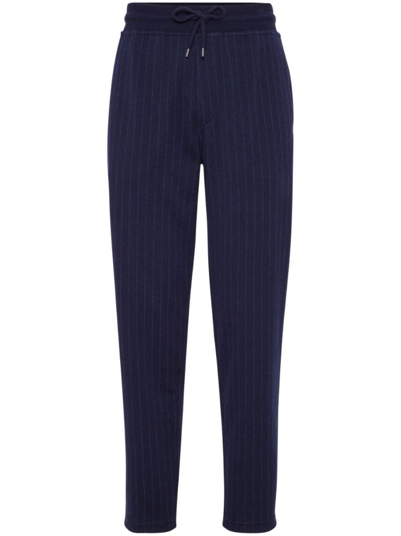 Blue Striped Track Pants