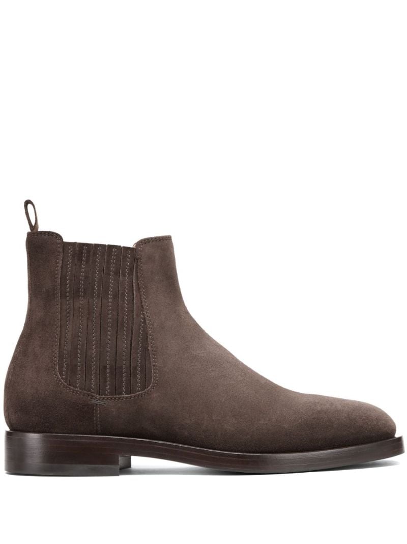 Brown Suede Ankle Boots