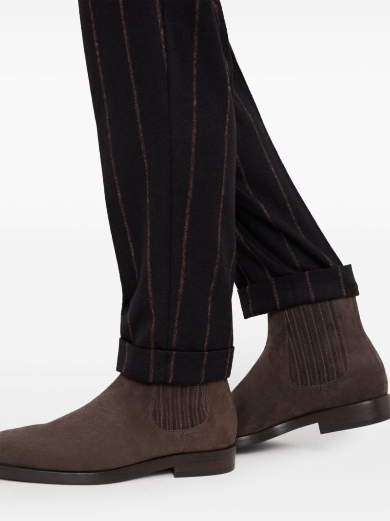 Brown Suede Ankle Boots