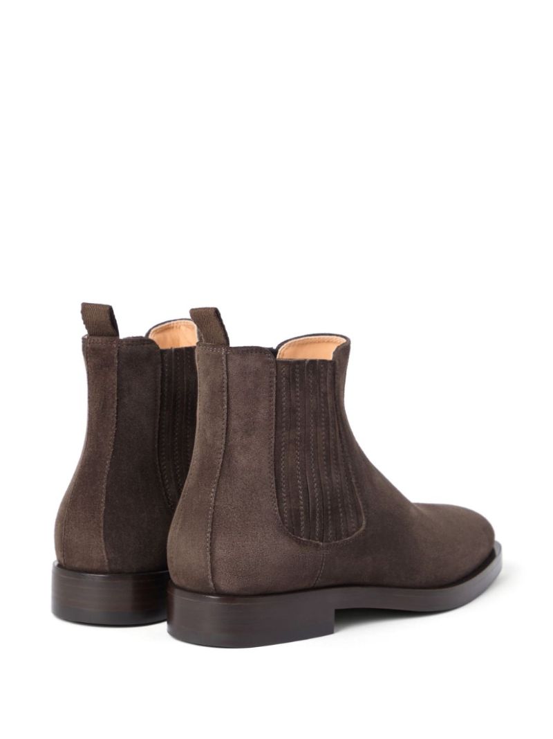 Brown Suede Ankle Boots