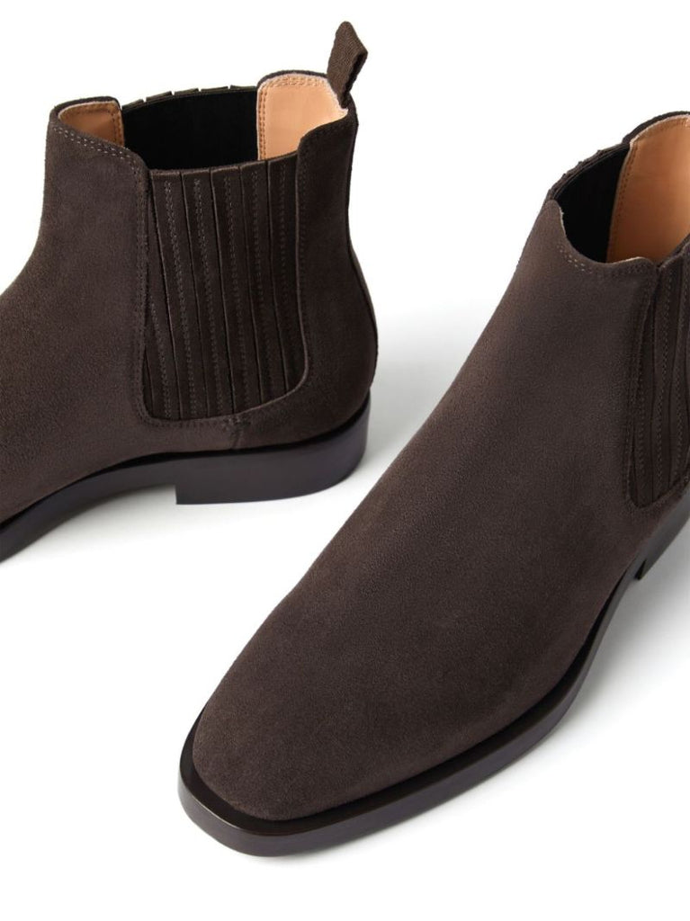 Brown Suede Ankle Boots