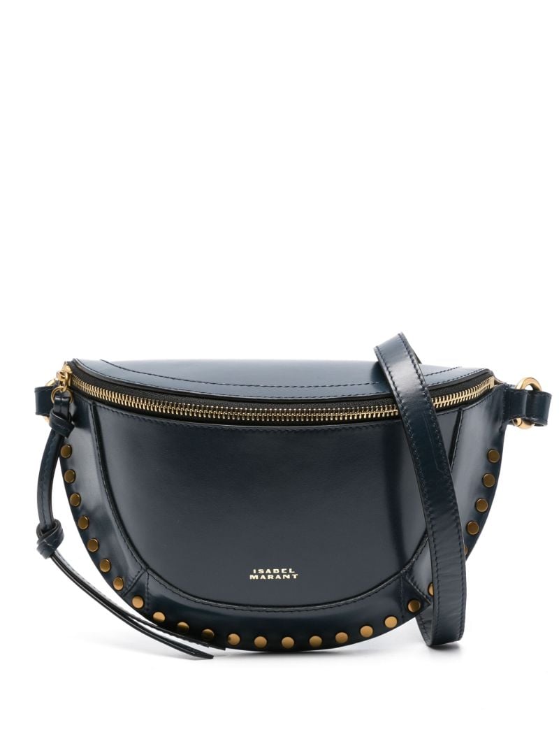 Blue Skano Leather Belt Bag