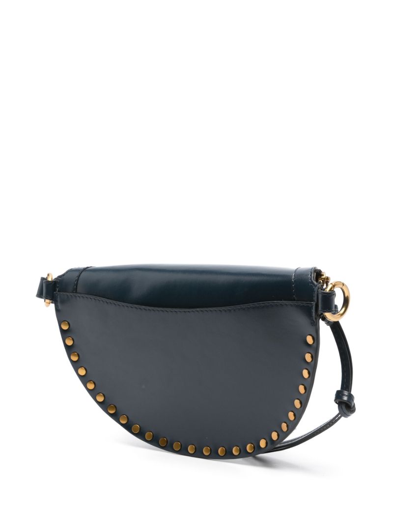 Blue Skano Leather Belt Bag