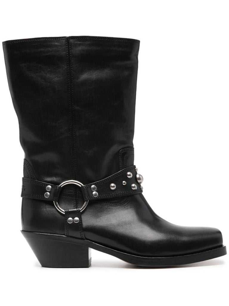Black Antya Leather Boots
