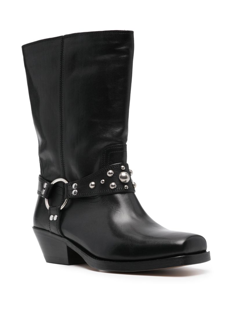 Black Antya Leather Boots