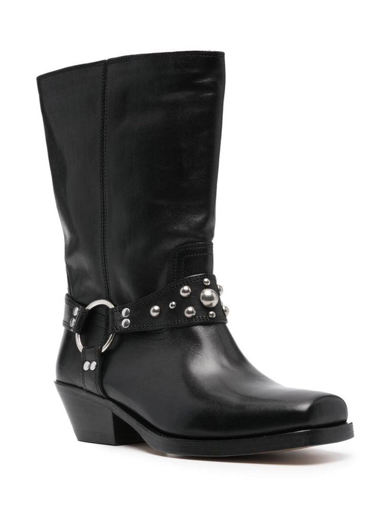 Black Antya Leather Boots