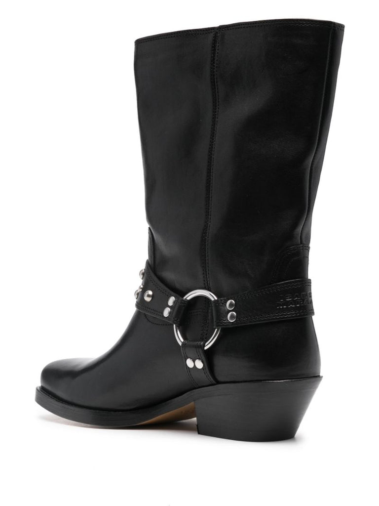 Black Antya Leather Boots