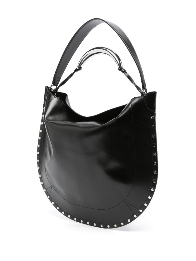 Black Oskan Leather Shoulder Bag
