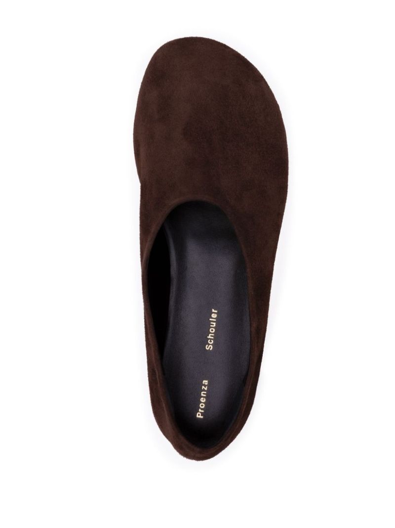 Brown Glove Suede Slippers