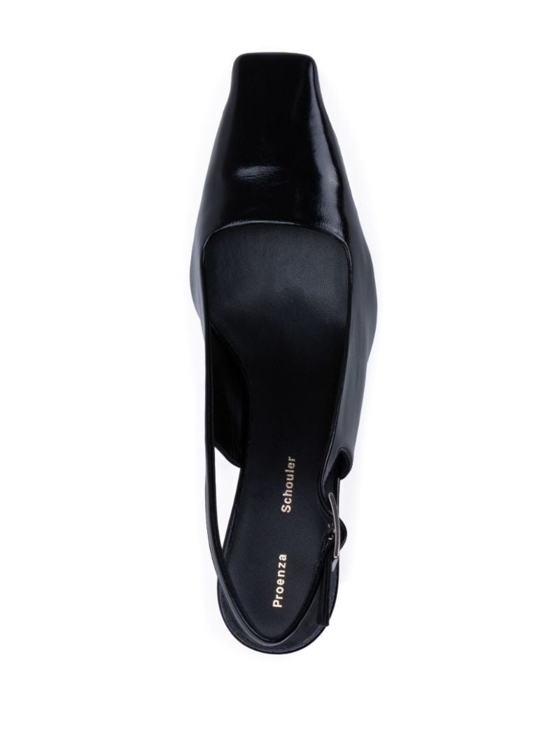 Black Trap 60 Leather Pumps