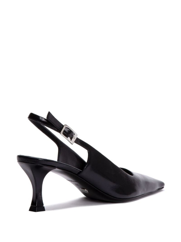 Black Trap 60 Leather Pumps