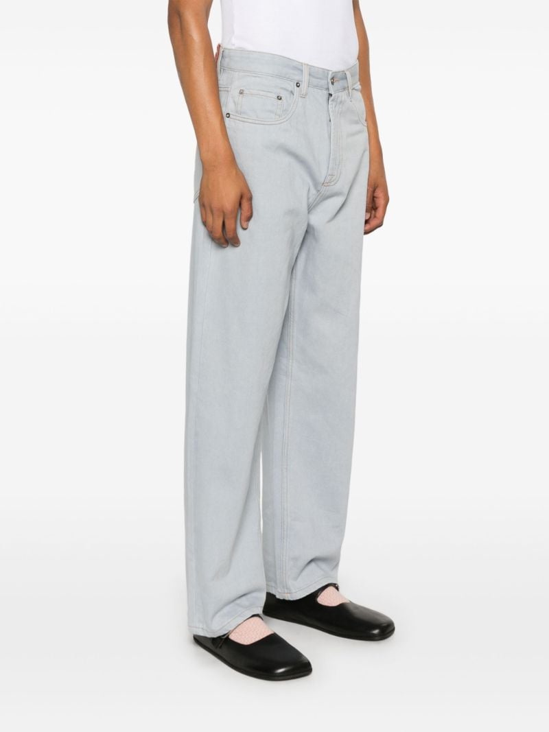 Blue Straight-leg Jeans