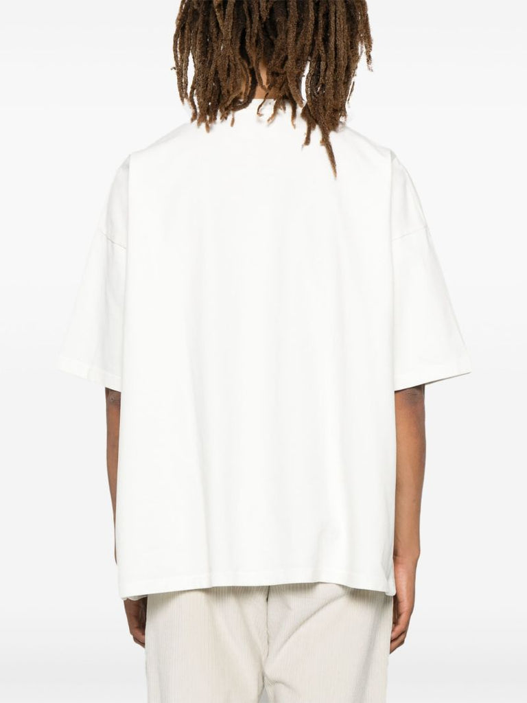 White Woman-embroidered T-shirt