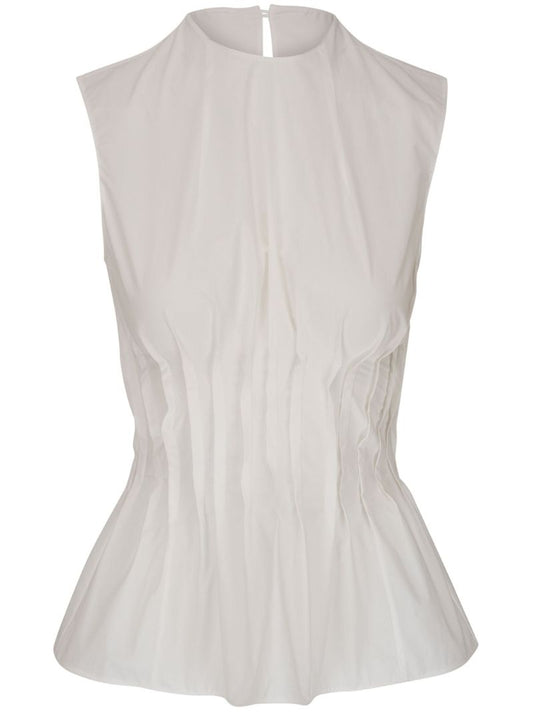 White Westin Silk Top