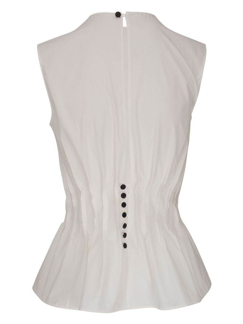White Westin Silk Top