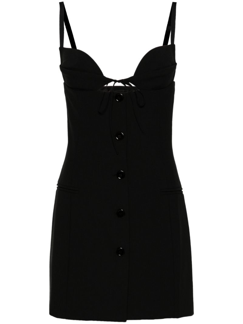 Button-up Mini Dress