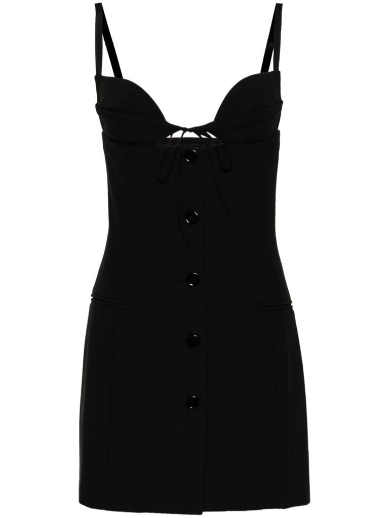 Button-up Mini Dress