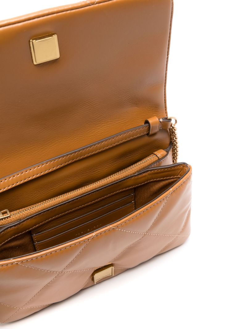 Brown Kira Leather Clutch Bag