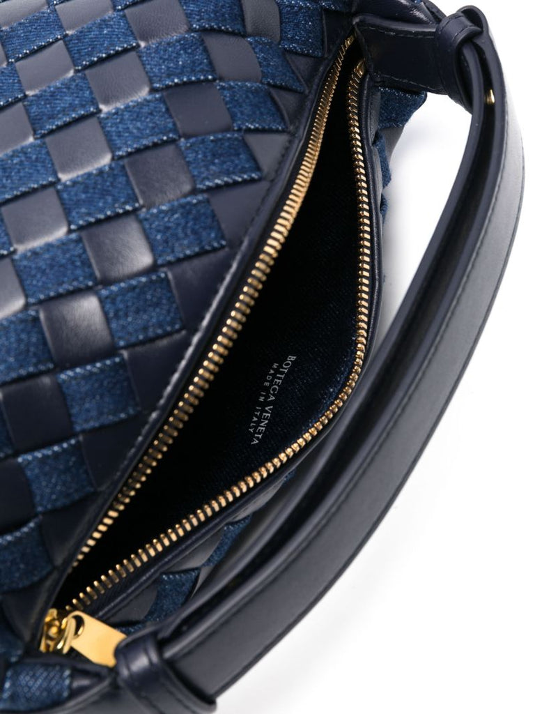 Blue Wallace Intrecciato Tote Bag