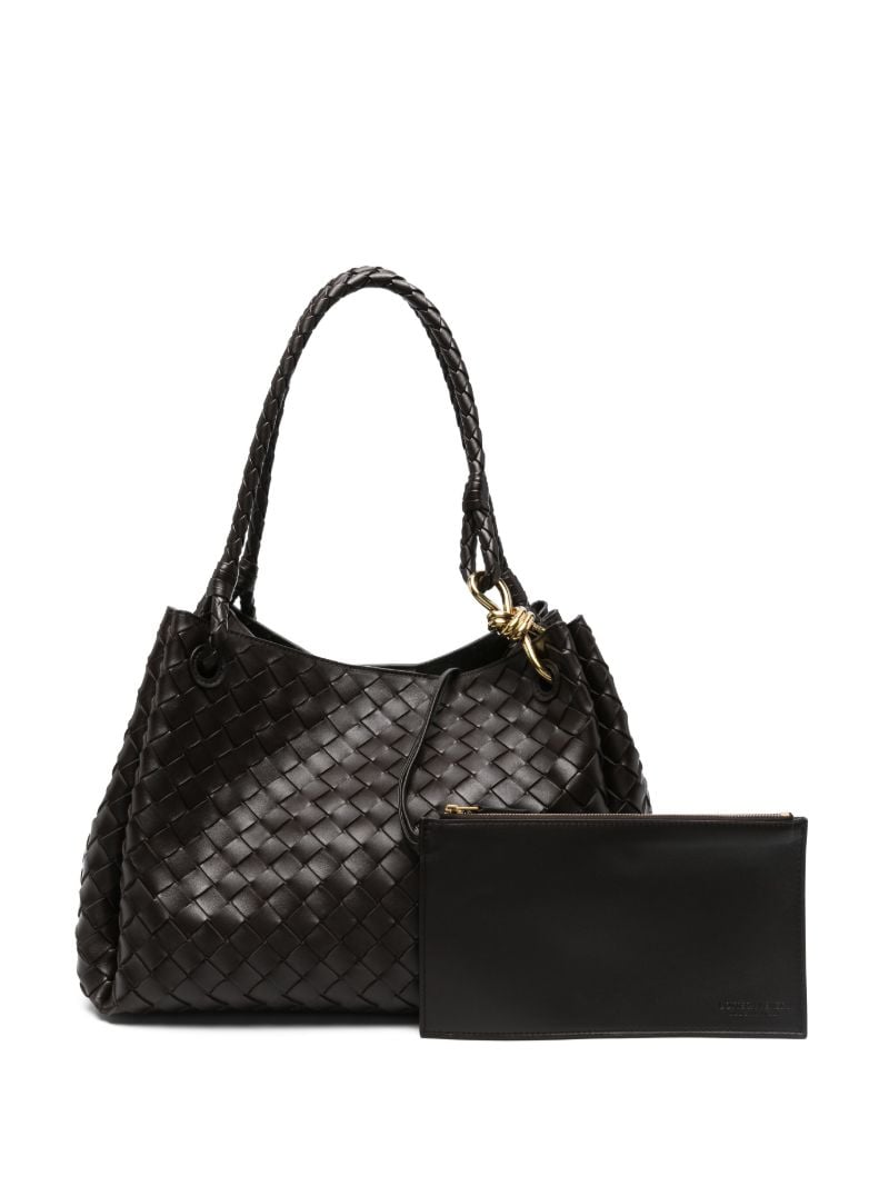 Black Large Parachute Shoulder Bag