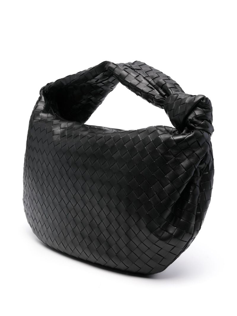 Black Medium Jodie Leather Shoulder Bag