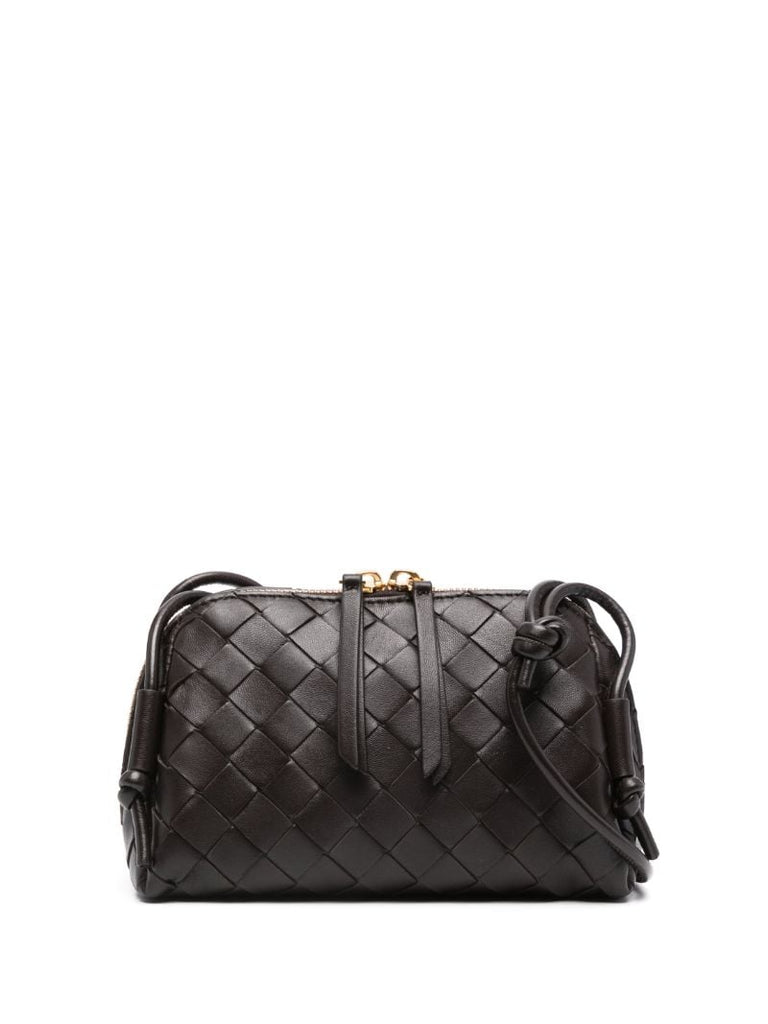 Brown Concert Leather Clutch Bag