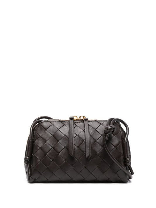 Brown Concert Leather Clutch Bag