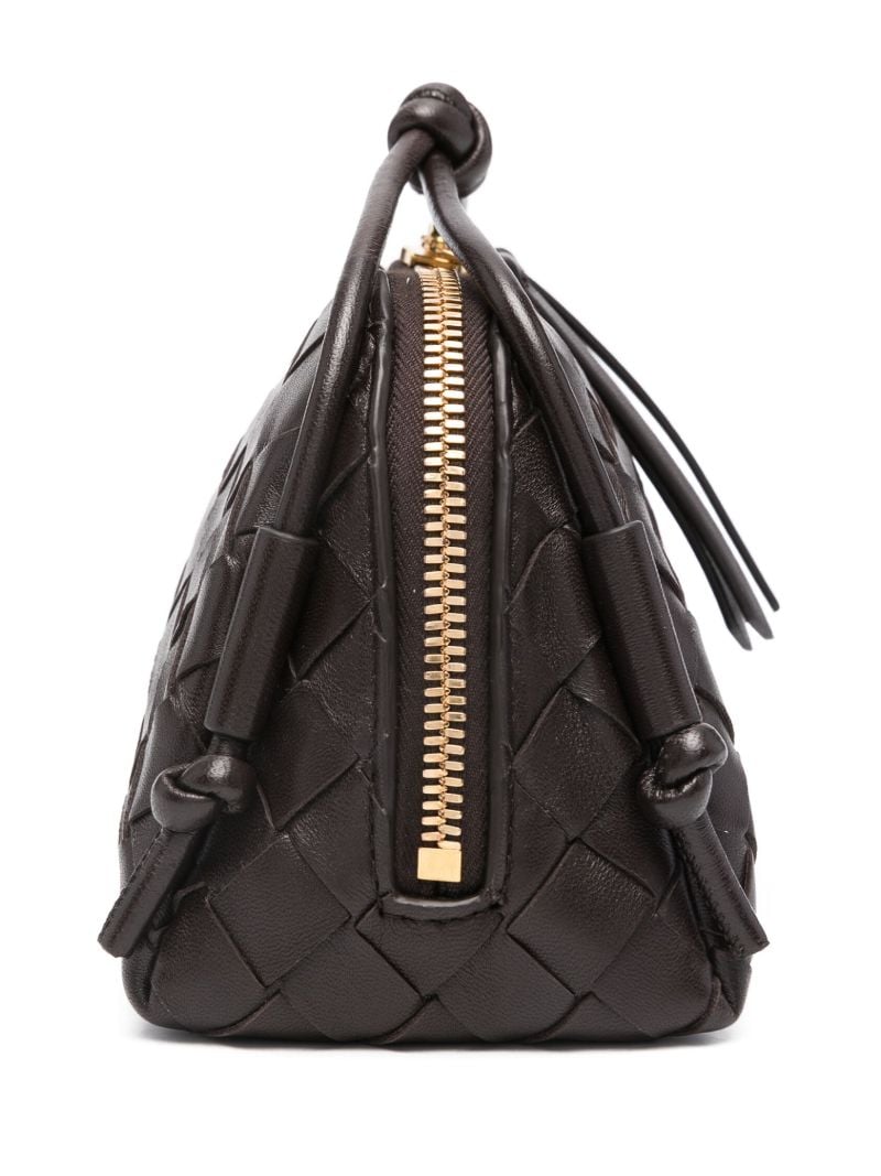 Brown Concert Leather Clutch Bag
