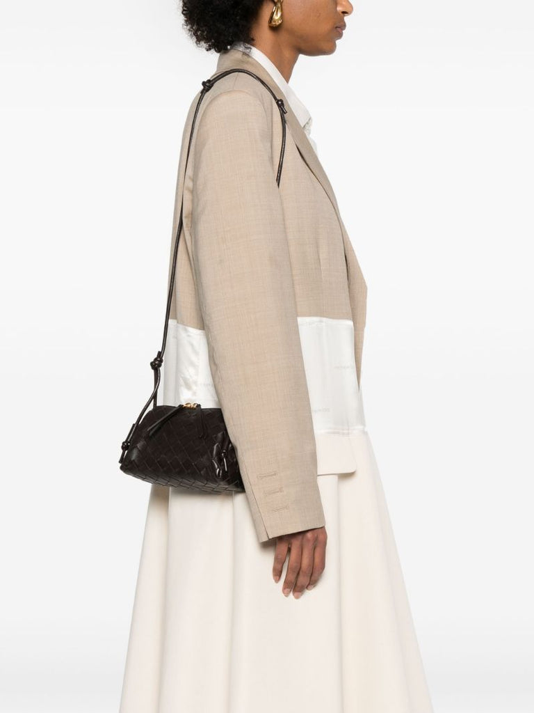 Brown Concert Leather Clutch Bag