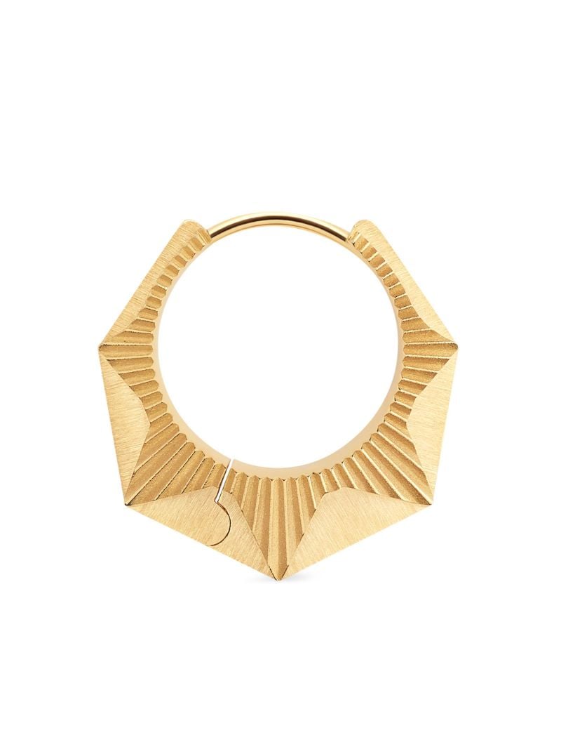 18k Yellow Gold Nyc Earring
