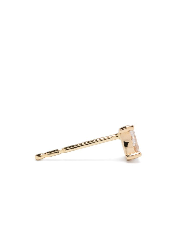 18k Yellow Gold the Pear Diamond Single Earring