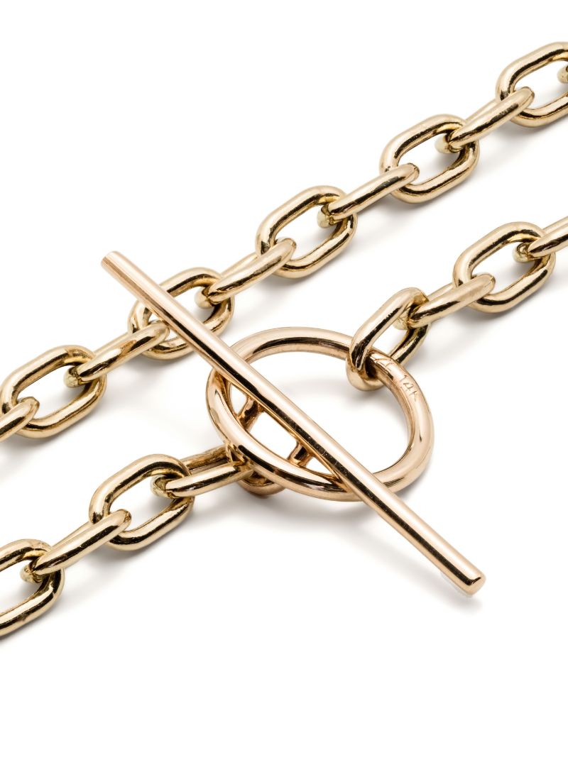 14k Yellow Gold Cable-link Bracelet