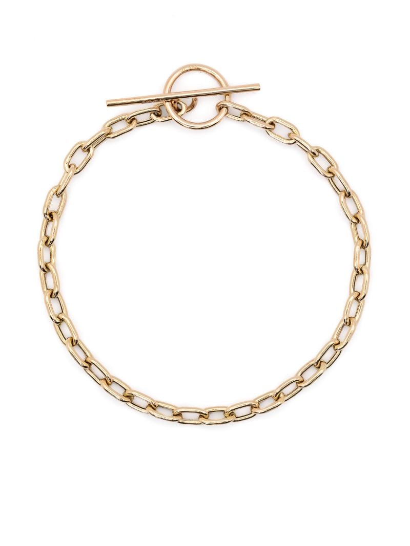 14k Yellow Gold Cable-link Bracelet