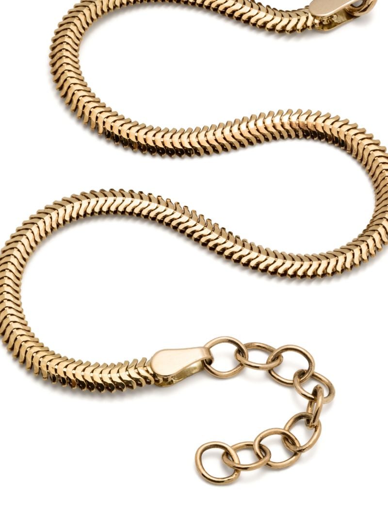 14k Yellow Gold Snake Chain Bracelet