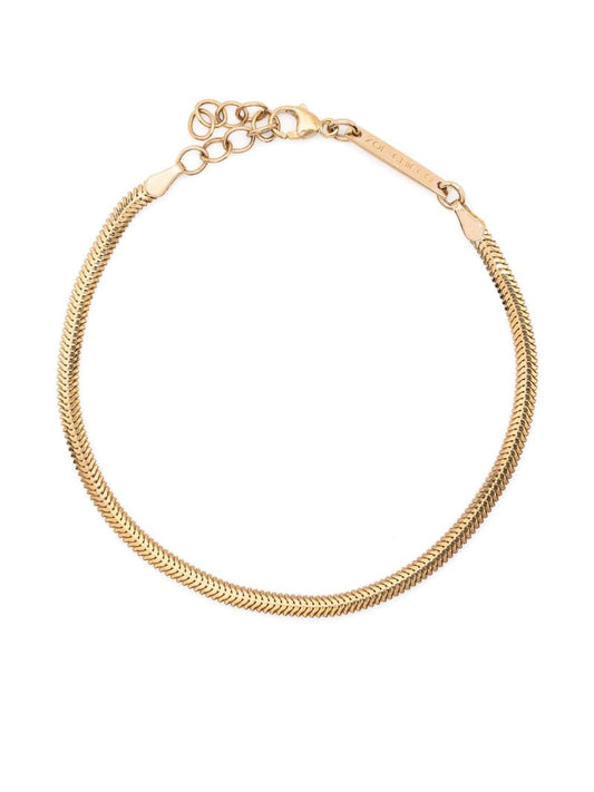 14k Yellow Gold Snake Chain Bracelet