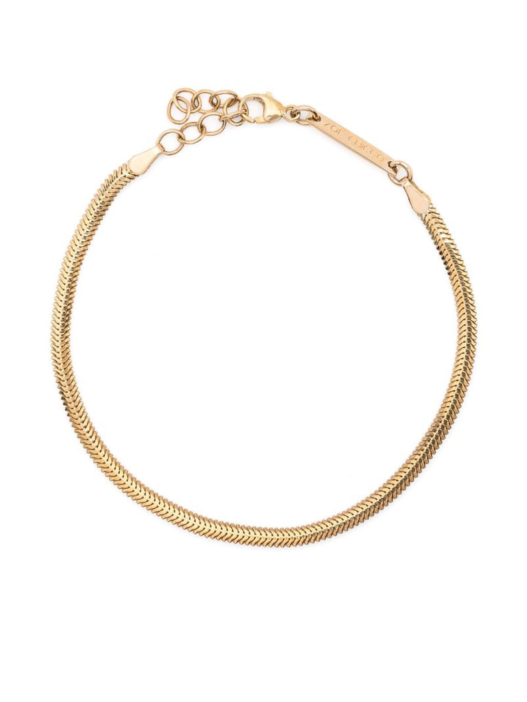 14k Yellow Gold Snake Chain Bracelet